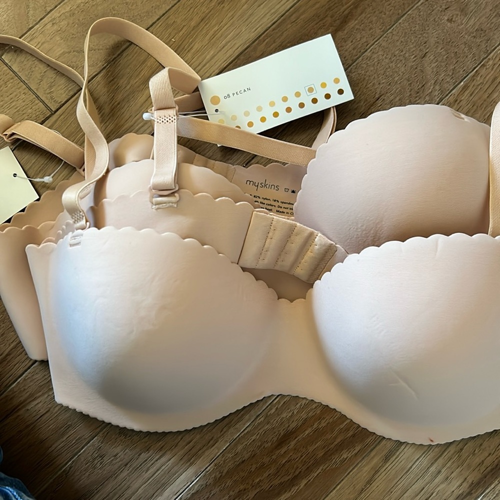 My skins underwire bra   Pecan skin tone